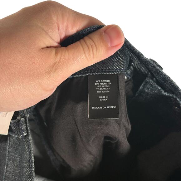 RUDE Hot Topic NWOT Men's 26x32 Dark Indigo Blue Super Skinny Jeans Stretch - Picture 6 of 11